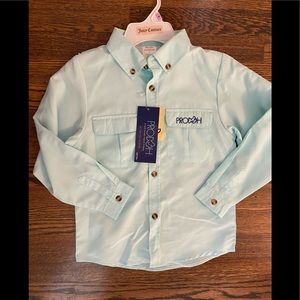 Prodoh NWT aqua fishing shirt size 6